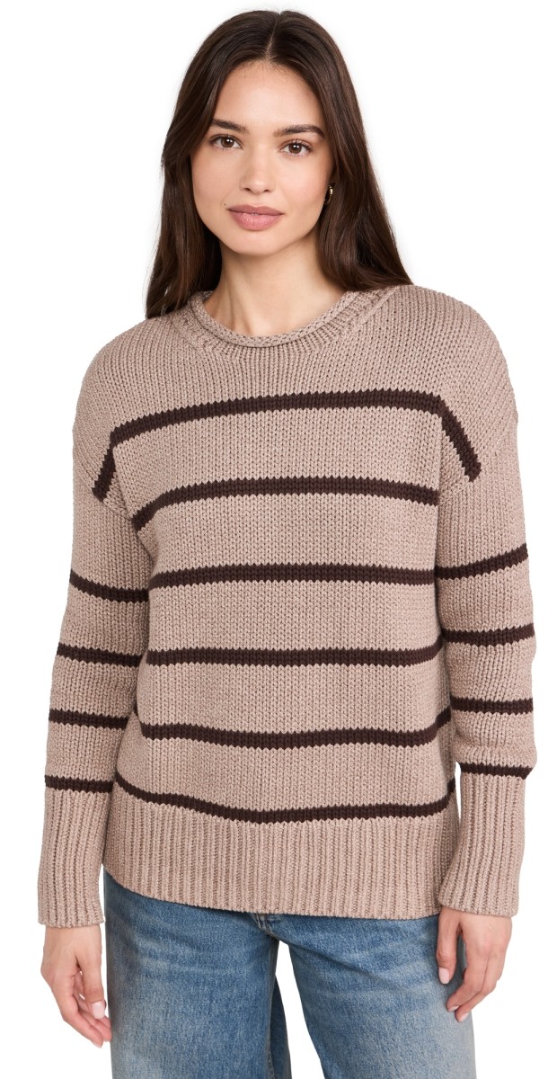 La Ligne Marina Sweater Tan/Chocolate