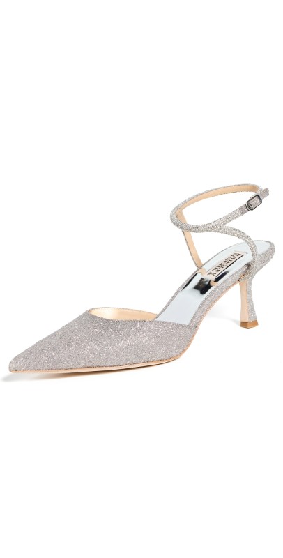 Badgley Mischka Autumn Pumps Silver Antique