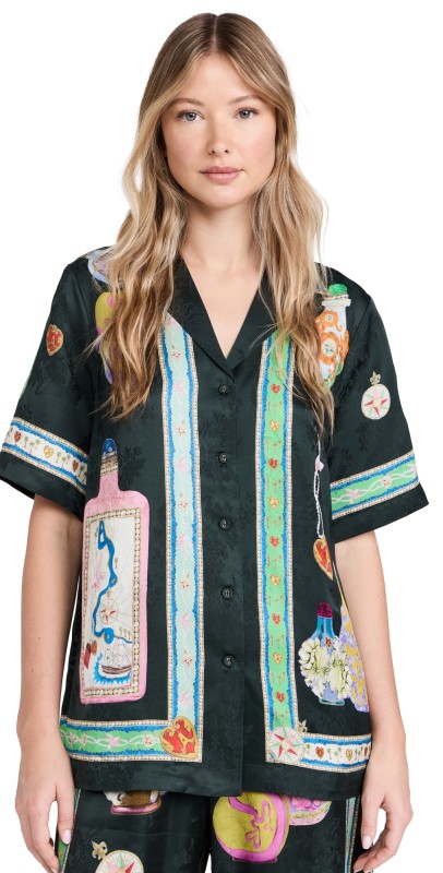 ALÉMAIS Royal Shirt Dark Teal