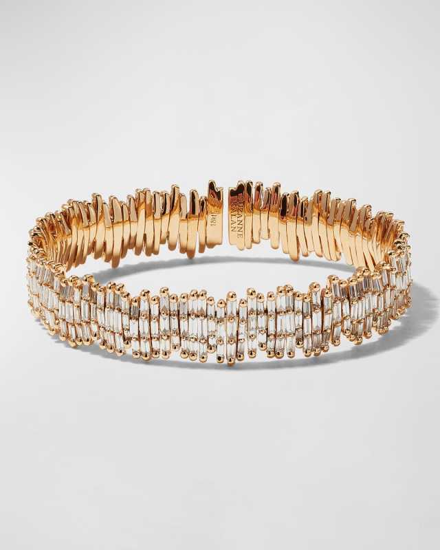 18K Rose Gold Eternity Bangle