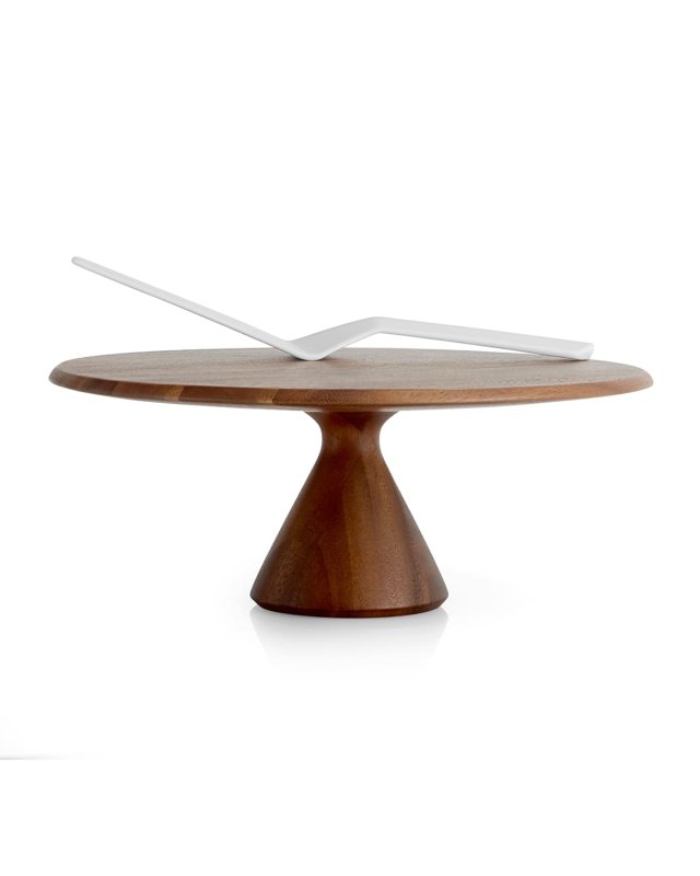 Quatro Cake Plate w/ Cake Server