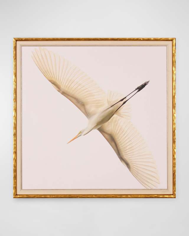 "Flying Egret" Giclee
