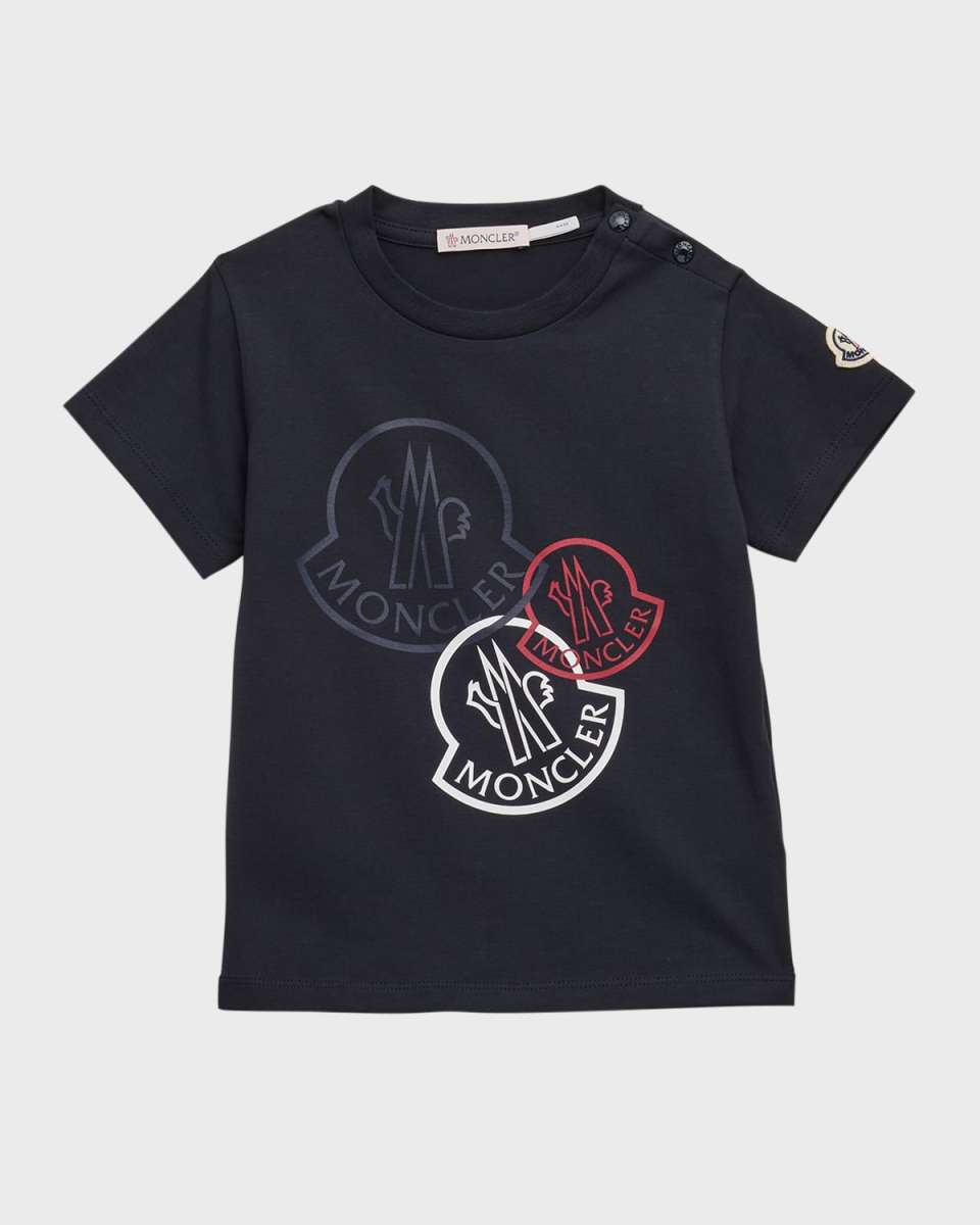 Boy's Tri-Color Bell Logo Graphic T-Shirt, Size 6M-3