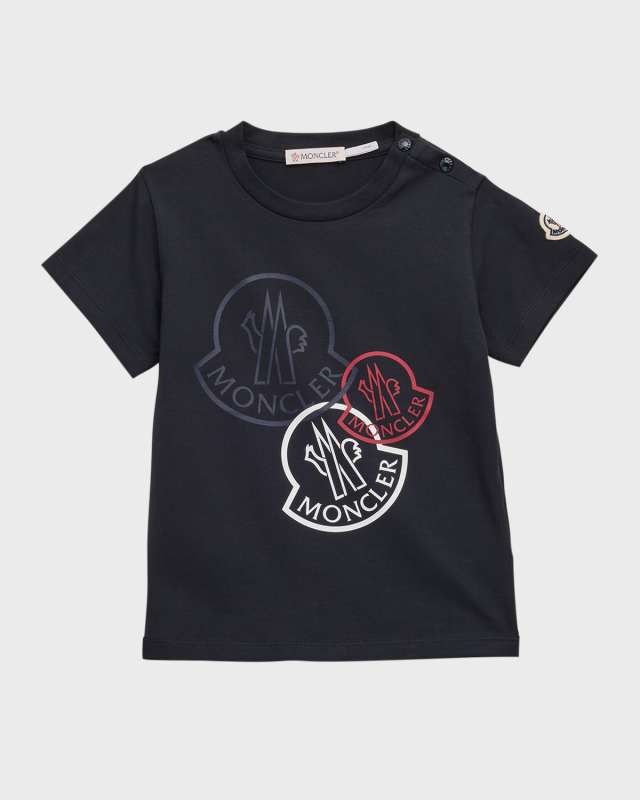 Boy's Tri-Color Bell Logo Graphic T-Shirt, Size 6M-3