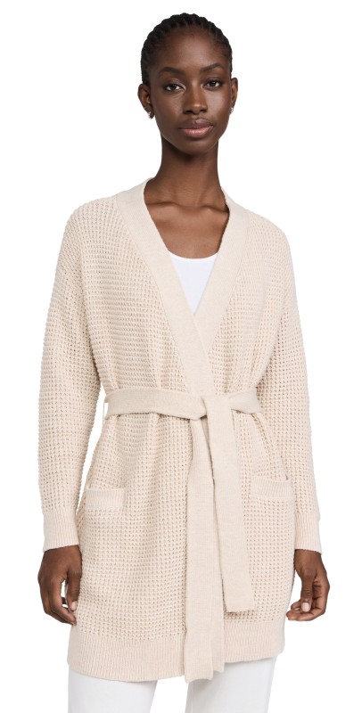 Eberjey Recycled Sweater Short Wrap Oat