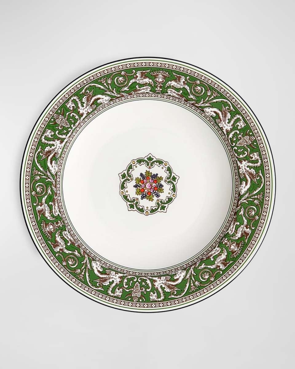 Florentine Verde Rimmed Soup Bowl