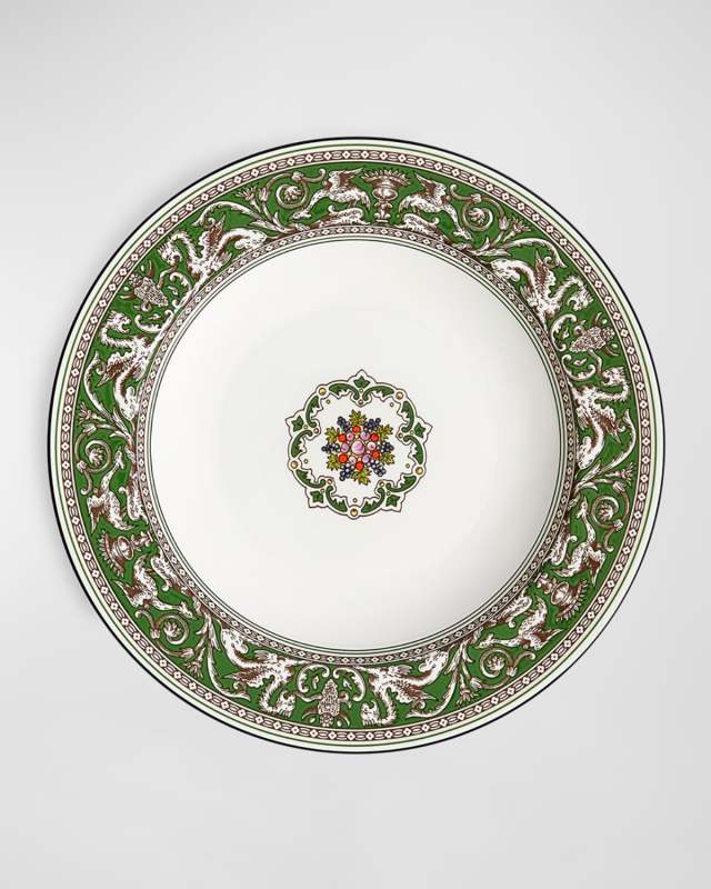 Florentine Verde Rimmed Soup Bowl