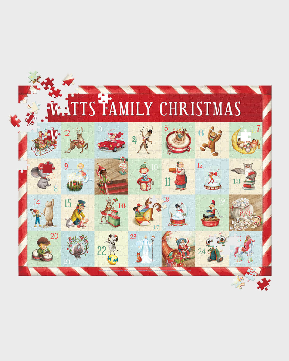 Kid's Countdown to Christmas Puzzle, Personalized