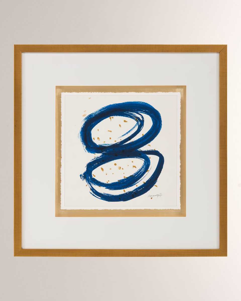 "Blue Gold I" Wall Art by Dyann Gunter