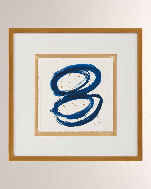"Blue Gold I" Wall Art by Dyann Gunter