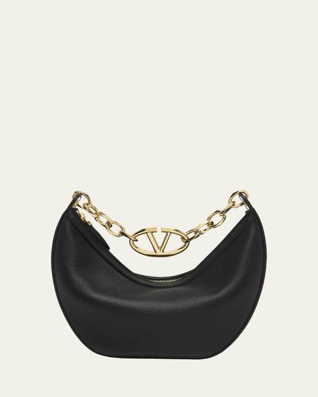 Small VLOGO Moon Hobo Bag