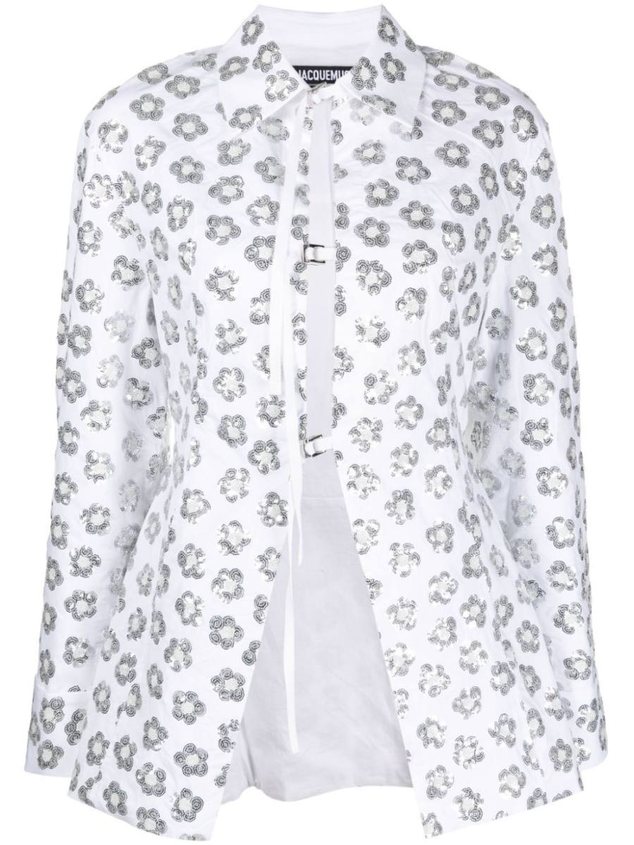 La Chemise Lavoir Brodée embellished shirt