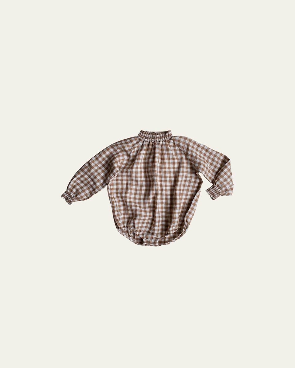 Kid's The Gingham Bodysuit, Size 3M-7