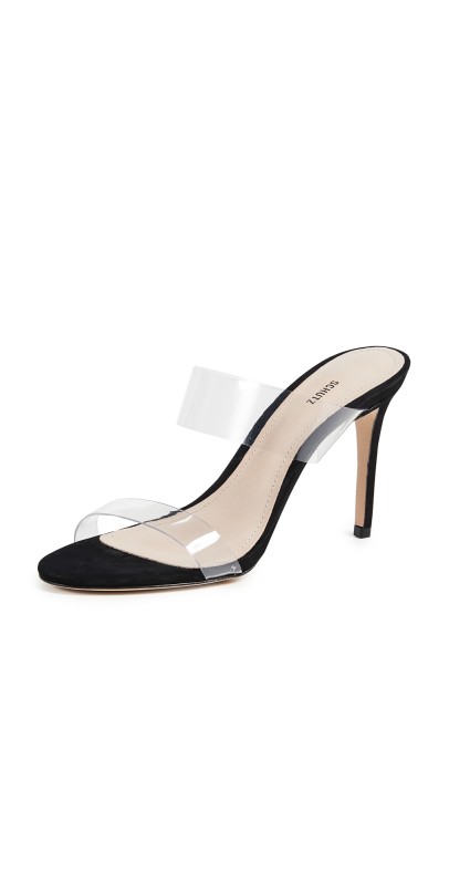 Schutz Ariella Strappy Sandals Black