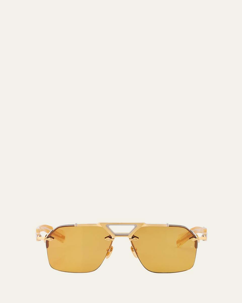 Silverton Acetate & Titanium Aviator Sunglasses