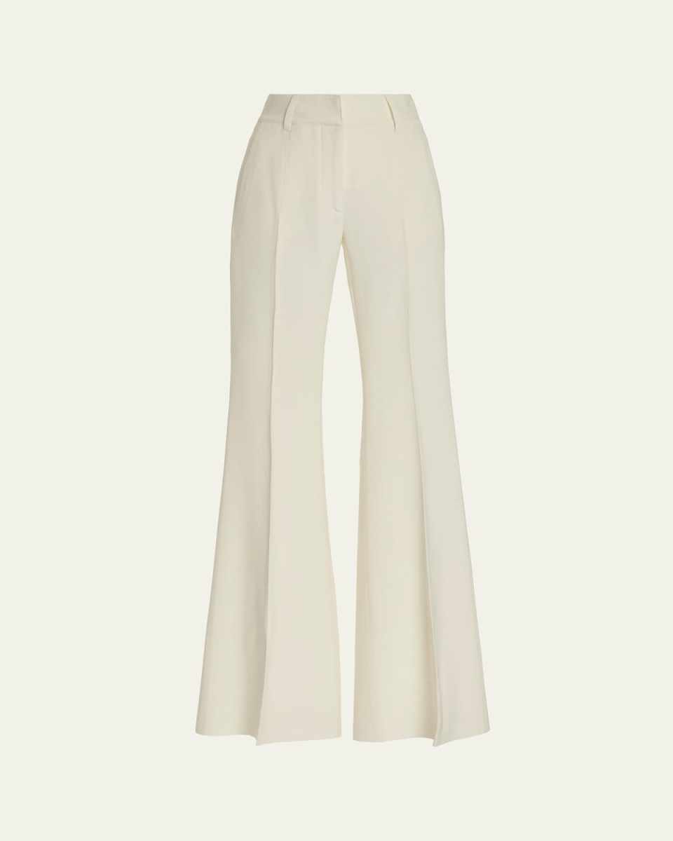 Rhein Flared Cady Wool Pants