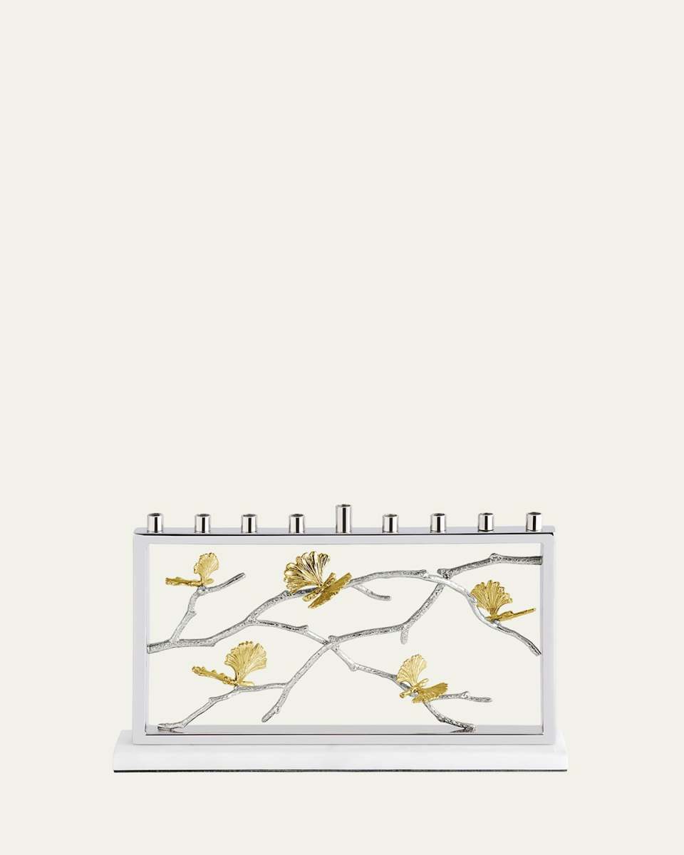 Butterfly Ginkgo Luxe Menorah