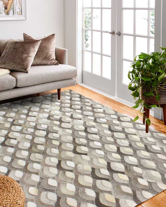 Deming Hair in Hide Rug, 8' x 10'
