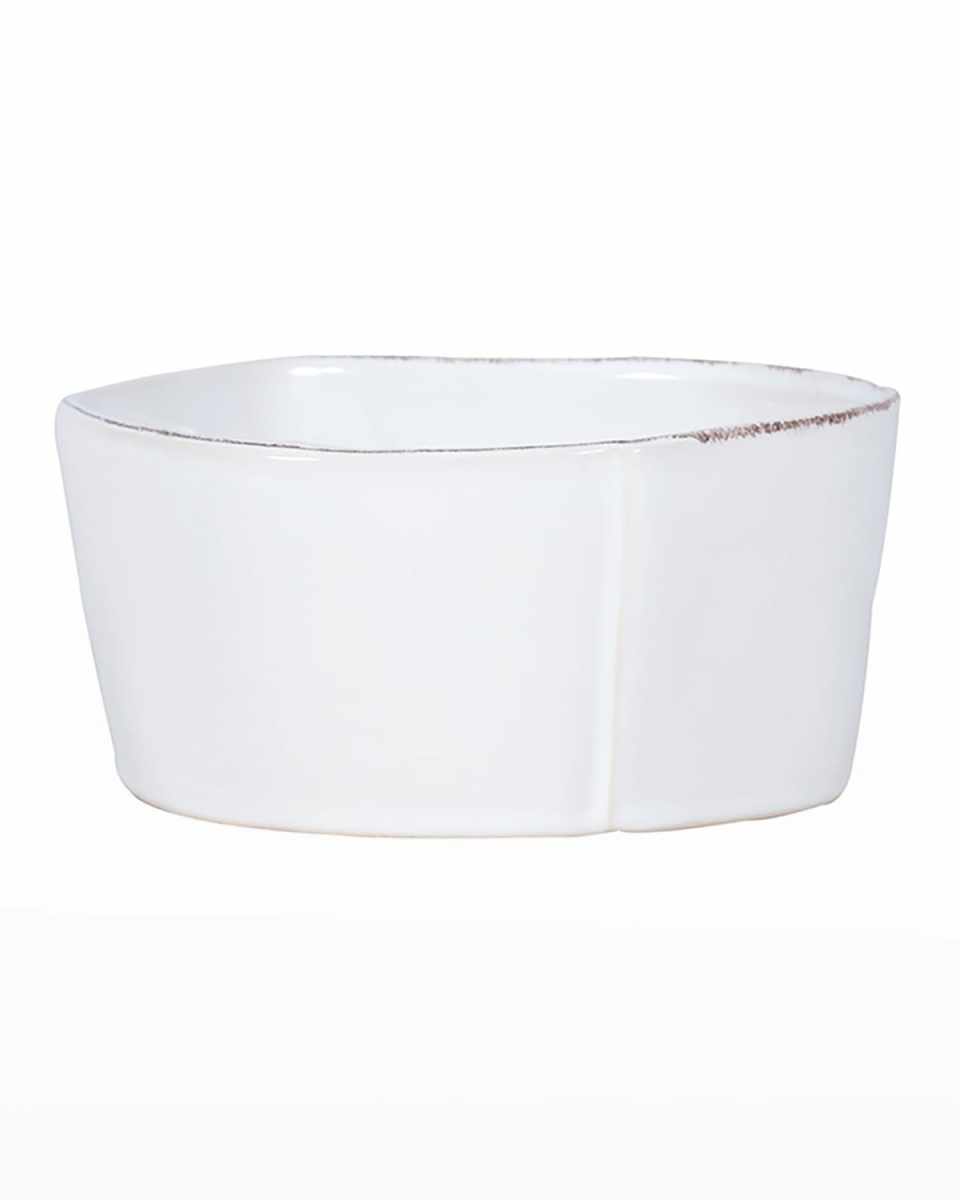Lastra White Medium Serving Bowl