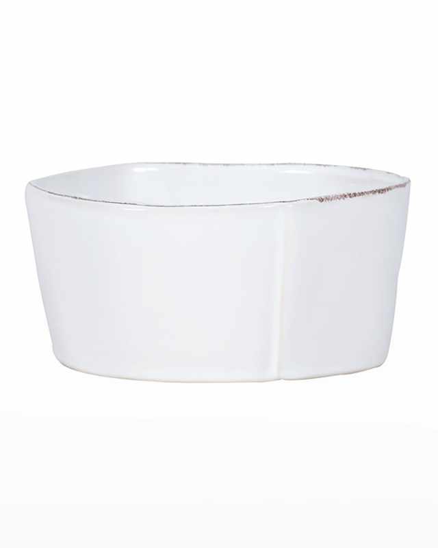 Lastra White Medium Serving Bowl
