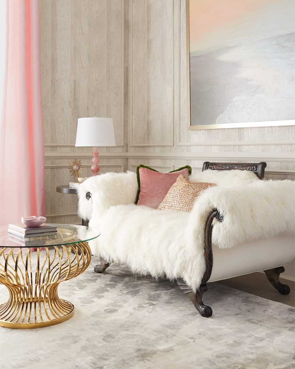 Sherwood Sheepskin Settee