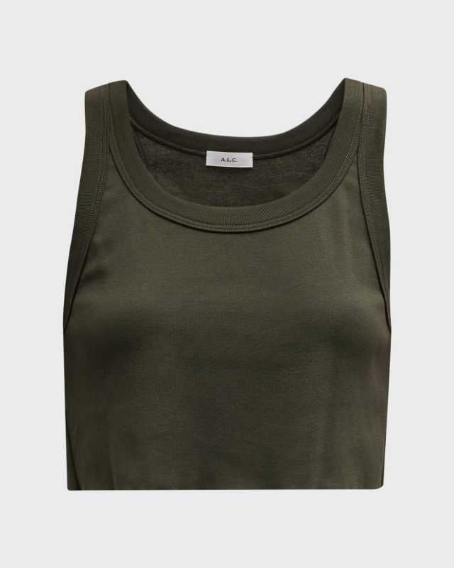 Halsey Cropped Tank Top