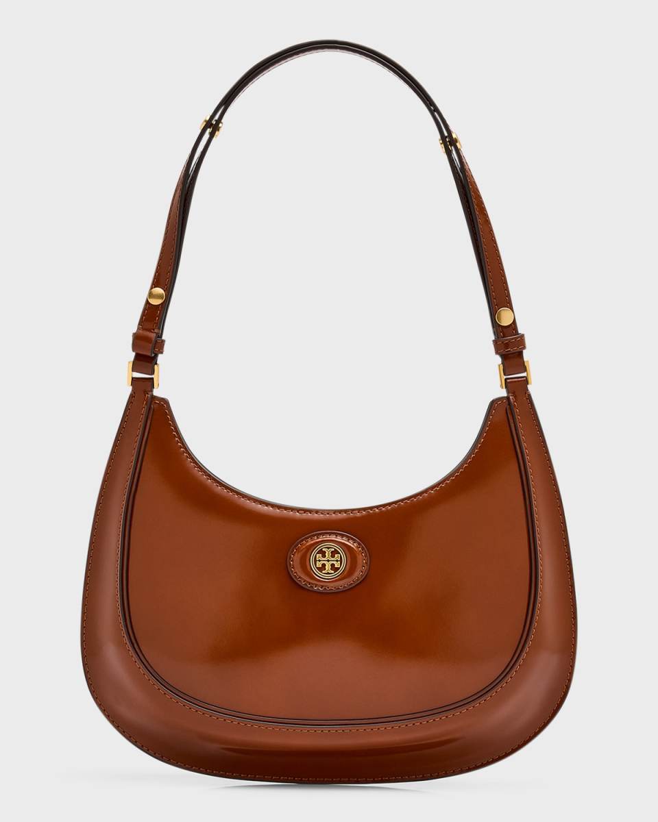 Robinson Crescent Leather Convertible Shoulder Bag