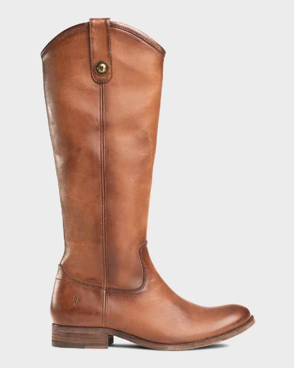 Melissa Button Leather Tall Riding Boots