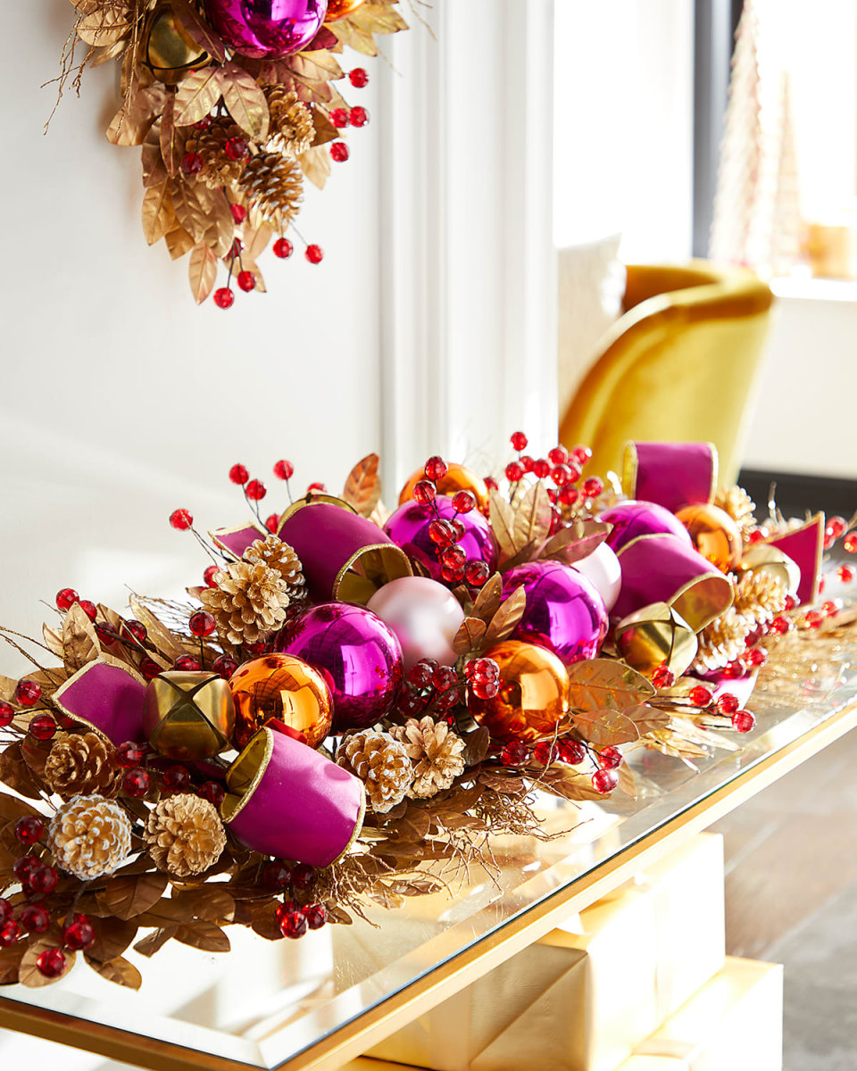 46" Bright Holiday Mantel Garland
