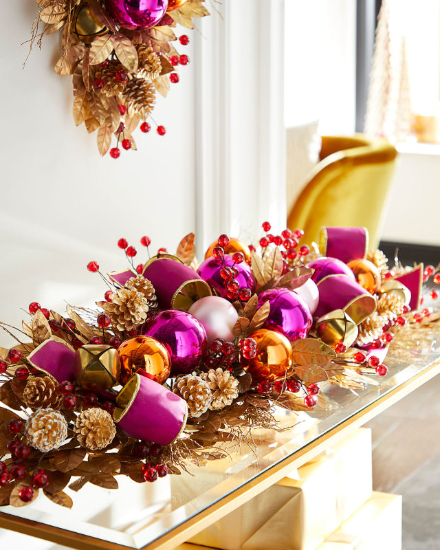 46" Bright Holiday Mantel Garland