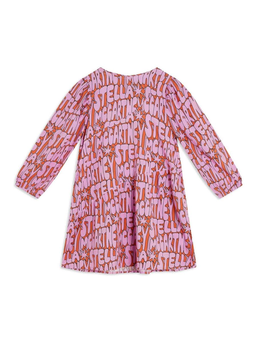 Stella McCartney Kids Robe Au Genou - Noir