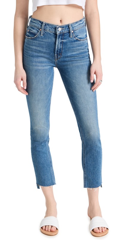 MOTHER The Mid Rise Dazzler Ankle Jeans Something To Remember