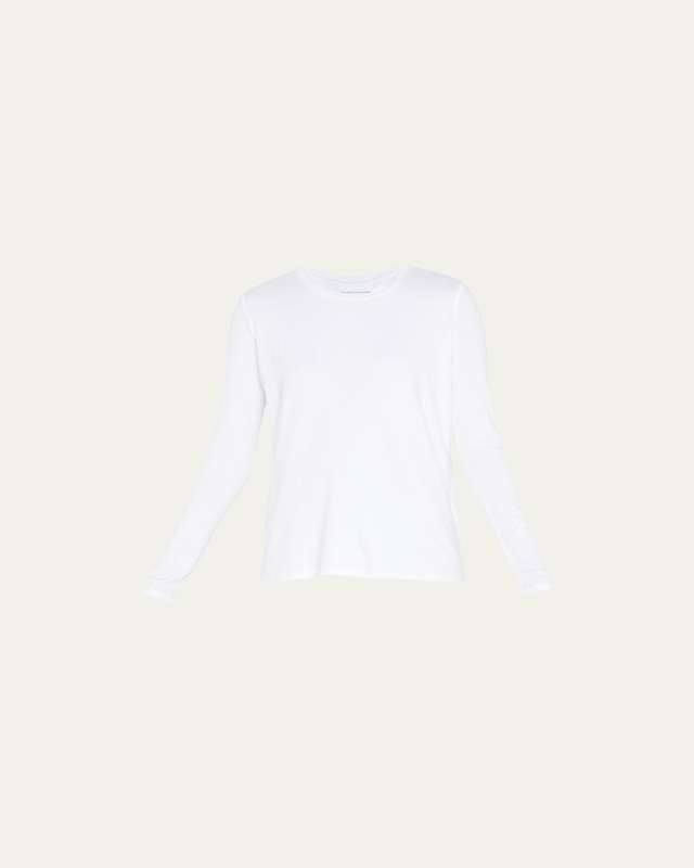 Soft Touch Pleated Crewneck Pullover
