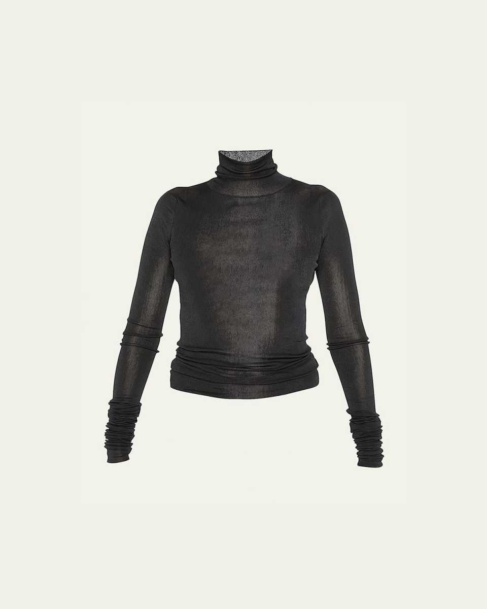 Benas Semi-Sheer Top