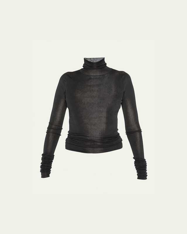 Benas Semi-Sheer Top