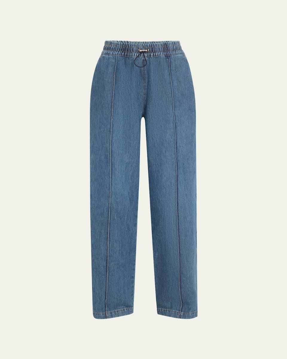 Mila Side Gusset Pull-On Jeans