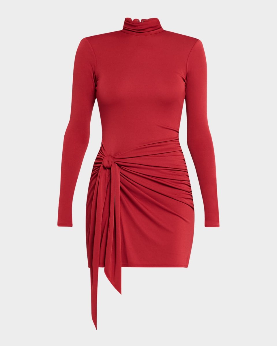Johnson Long-Sleeve Knit Mini Dress