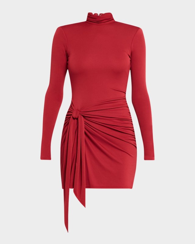 Johnson Long-Sleeve Knit Mini Dress
