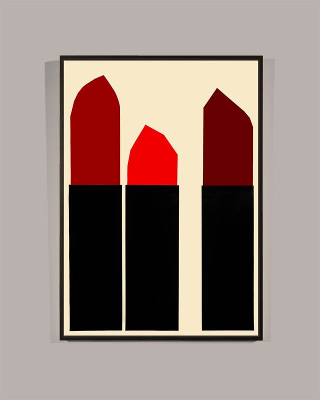Red Pepper Lipsticks' Wall Art on Canvas