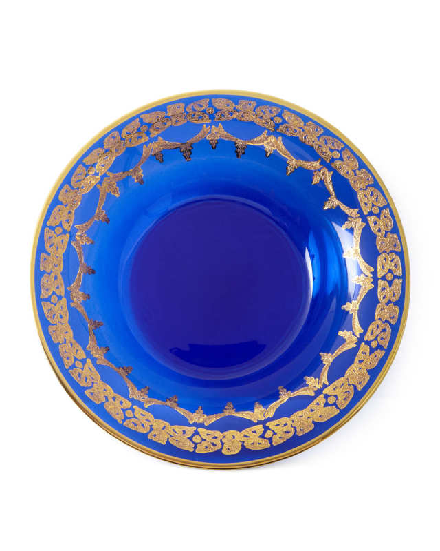 Blue Oro Bello Soup Bowls, Set of 4