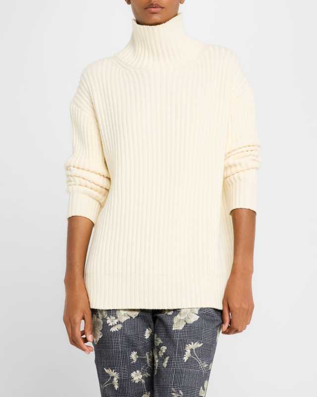 Rhinestone Turtleneck Sweater