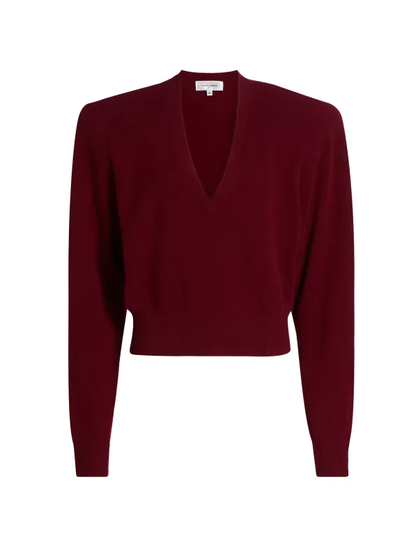 Ronny Kobo Landen Cashmere V-Neck Sweater