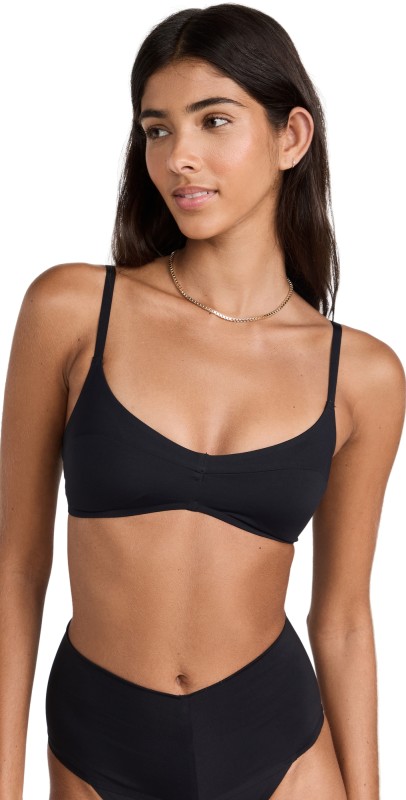 LSPACE Alec Bikini Top Black