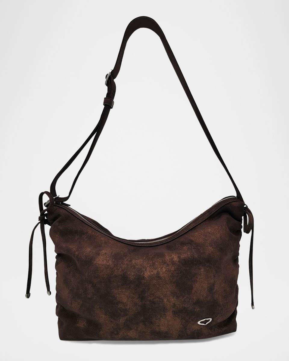 Rusty Large Distressed Canvas Shoulder Bag