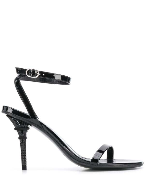 Eiffel Tower ankle strap sandals