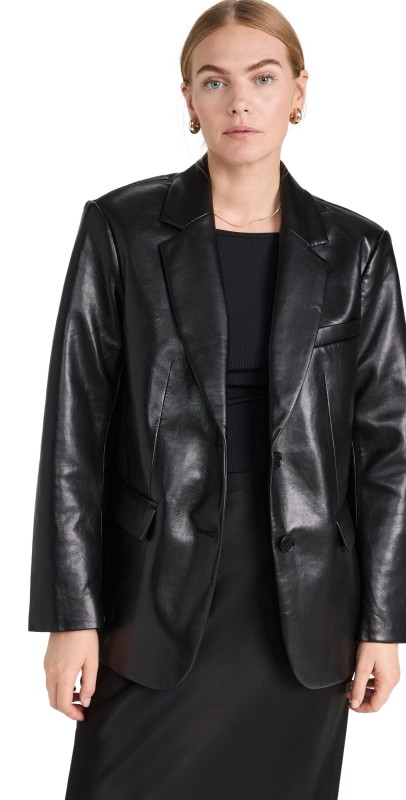 ANINE BING Classic Blazer Black