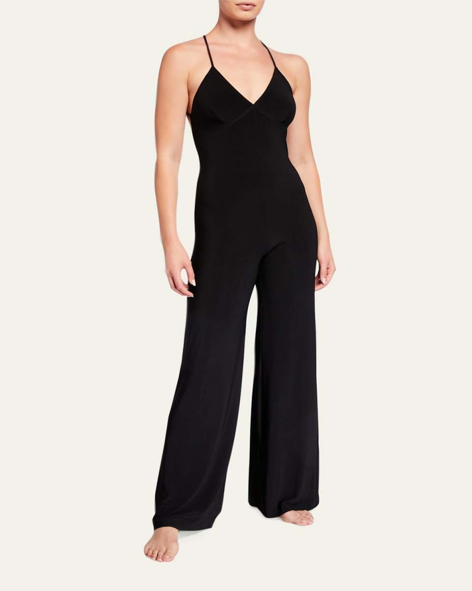 Low-Back Slip Jumpsuit