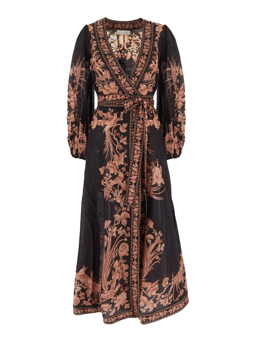 Zimmermann Maxi Robe - Noir