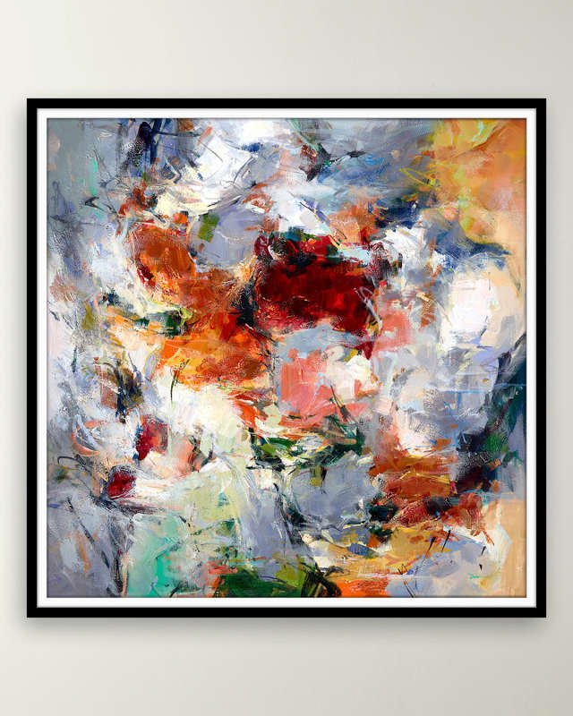 "Passionate Floral Movement" Giclee