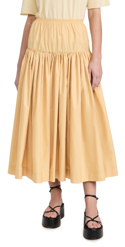 Molly Goddard Matilda Skirt Yellow